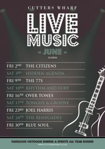 Cutters Live Music June